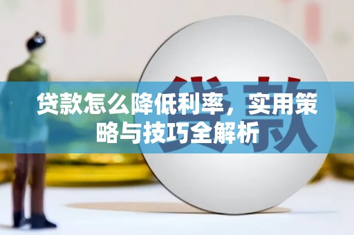 康平贷款怎么降低利率，实用策略与技巧全解析